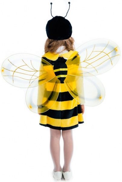 Костюм карнавальний КАРНАВАЛІЯ Бджілка р.122 чорний із жовтим 89047 