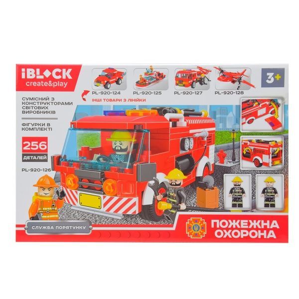 Конструктор Iblock Пожежна охорона PL-920-126