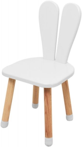 Стул ArinWOOD Зайчик белый 04-2W