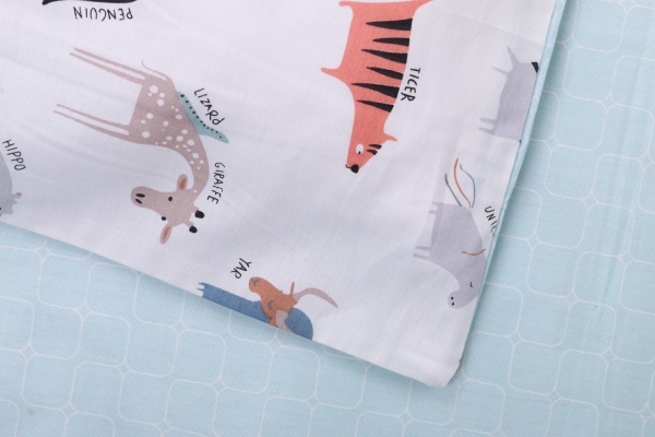 Комплект постельного белья NANTONG розовый с рисунком