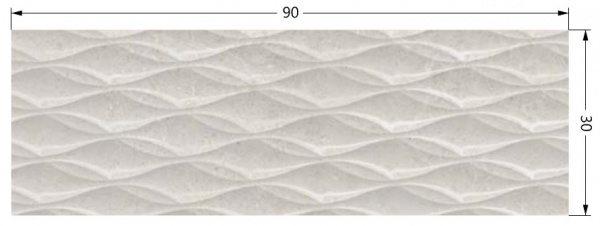 Плитка Cifre Норвей Ензо Вайт брілло 30x90 