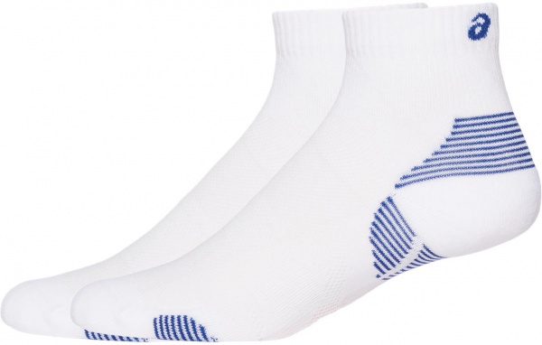 Шкарпетки Asics 2PPK CUSHION RUN QUARTER SOCK 3013A800-100 р.35-38 білий
