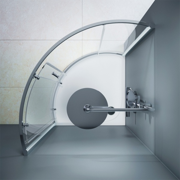 Душевая кабина AM.PM Like 90x90 см тонированное стекло без поддона W83UG-315-090CG 