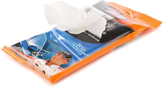 Влажные салфетки для чистки стекла Moje AUTO 07883 24 шт.