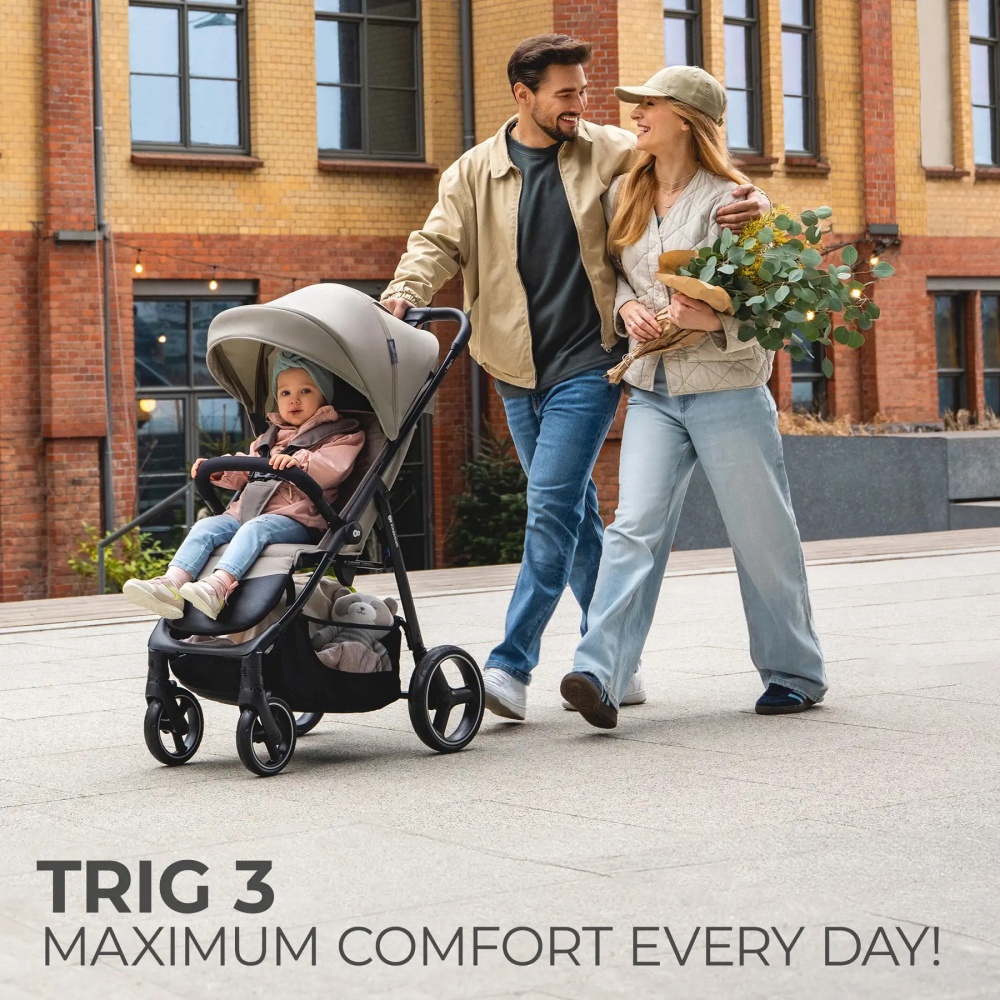 Коляска прогулянкова Kinderkraft Trig 3 Granite Grey (KSTRIG03GRY0000)