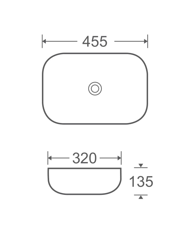 Умывальник Mixxen Kila белый-мат. 45,5x32x13,5см MXWE0817MT