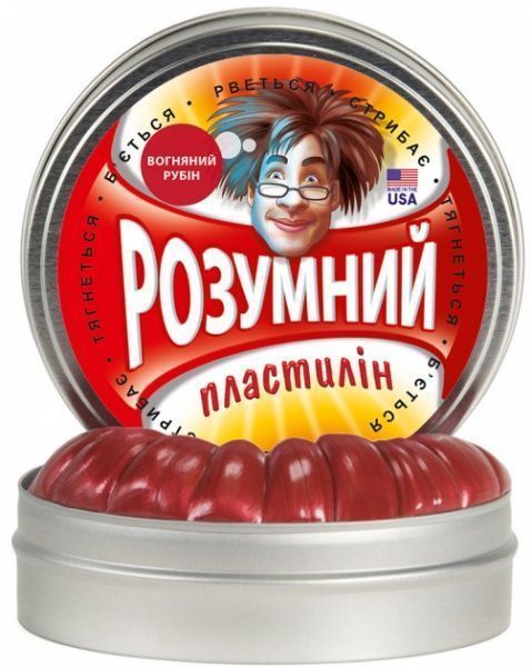 Пластилин Thinking Putty умный Огненный рубин
