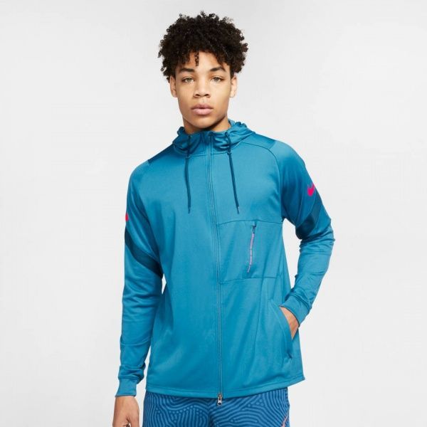 Джемпер Nike M NK DRY STRKE TRK JKT HD K NG CD0572-457 р. M темно-синій