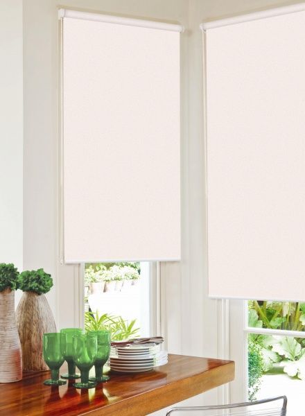 Ролета мини РОЛЛОТЕКС с фиксацией на струне Luminis 71x150 см шампань