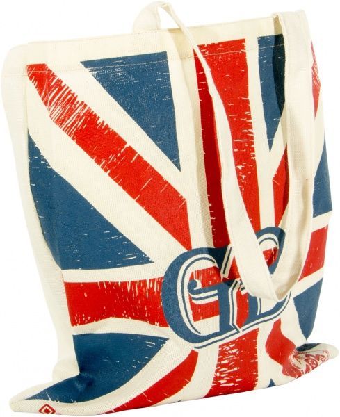 Экосумка ZOZ Британский флаг синий с красным хлопок 