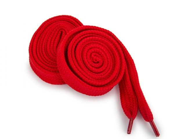 Шнурки Comfort Textile Group плоские красный 150 см