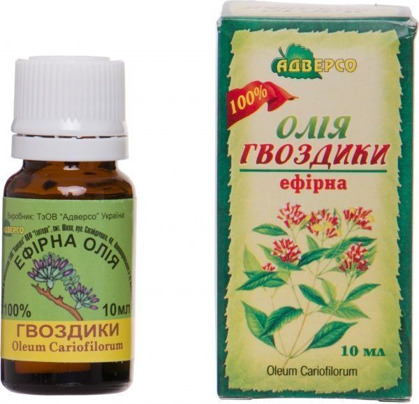 Ефірна олія Адверсо Гвоздики 10 мл 