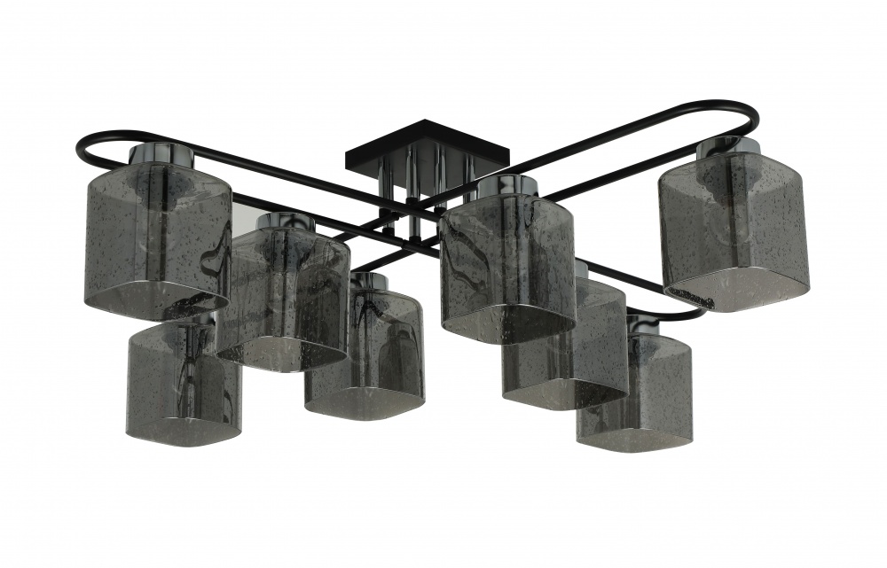 Люстра Sensio Orlean 8x40 Вт E27 чорний хром LS-07380/8B-E2740W