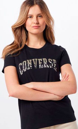 Футболка Converse TWISTED VARSITY PATTERN CLASSIC 10018432-001 XL чорний