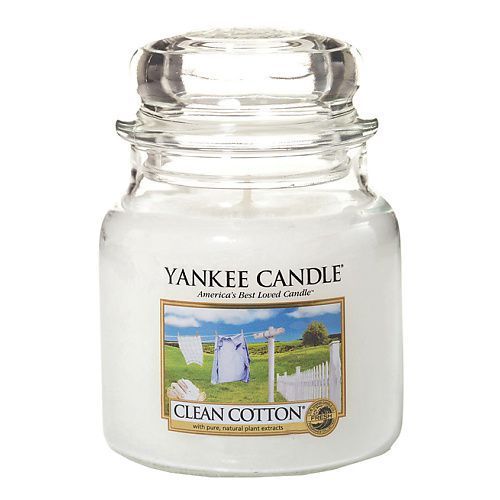 Свеча Clean Cotton 411 г Yankee Candle