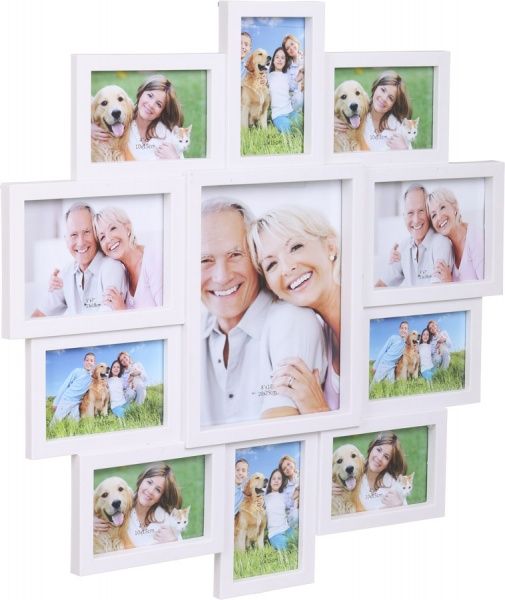 Рамка для фото Koopman коллаж 61х61х2 см белый 