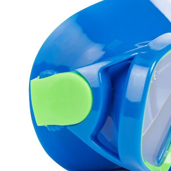 Маска для дайвинга TECNOPRO M7 Junior 275947-900625 р.S синий с зеленым