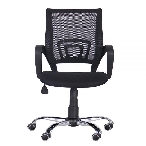 Кресло AMF Art Metal Furniture ВебХром Tilt спинка-сетка черный 