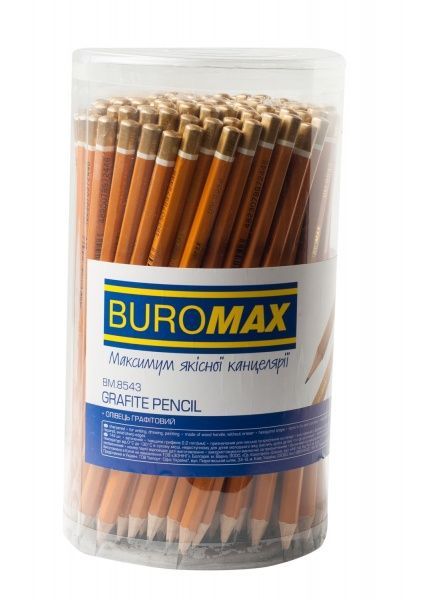 Олівець графітний Professional HB жовтий BM.8543 Buromax