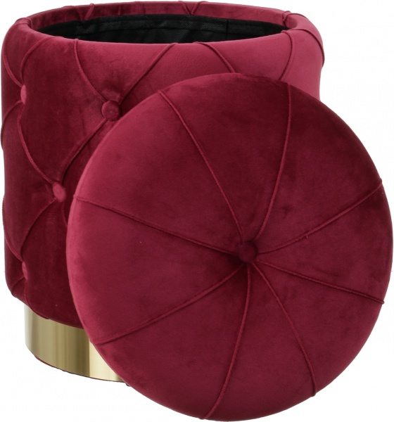 Скриня-пуф Louis бордо 33,5х33,5х38 см 