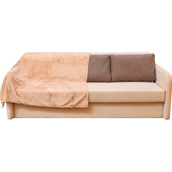 Плед Basic Сердолик 200x220 см бежевый La Nuit 