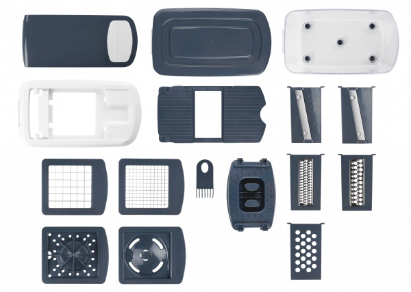 Измельчитель для овощей/фруктов Easyprepare 16 элементов 27901 Fackelmann