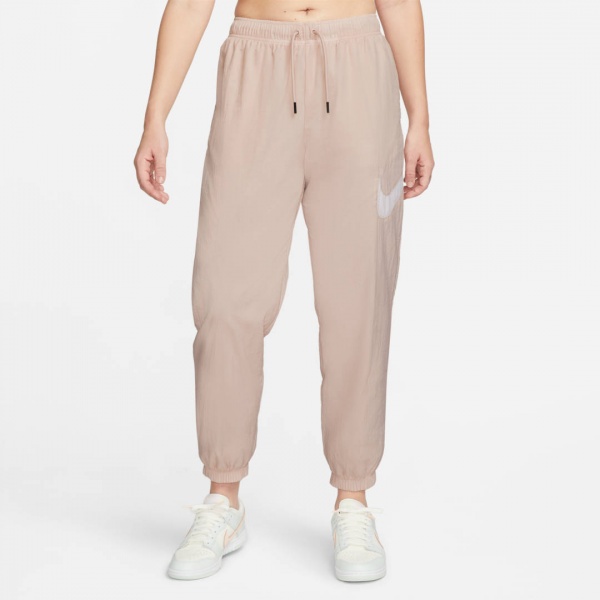 Штани Nike W NSW ESSNTL WVN MR PANT HBR DM6183-601 р. S рожевий