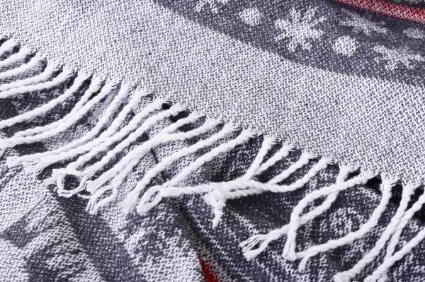 Плед Валенсія NY 119S 140x200 см серый с рисунком Vladi 