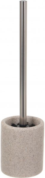 Йоржик для унітаза Luna raimond чорний із бежевою колбою