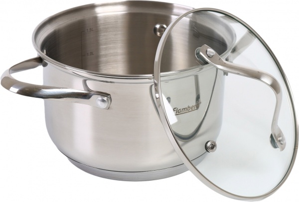 Каструля Tradition 1,9 л зі скляною кришкою Flamberg