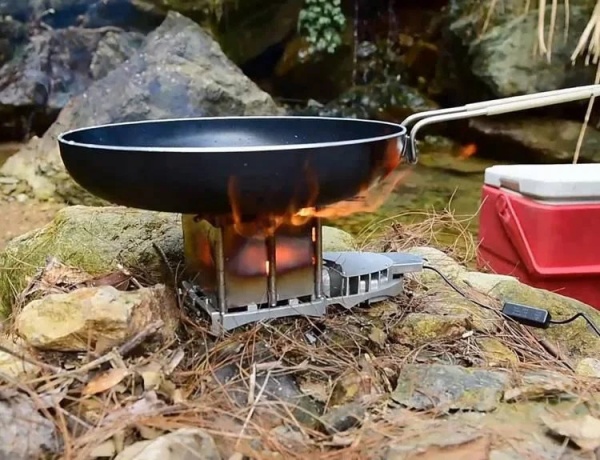 Горелка BRS Твердотопливная печь с турбиной и питанием, 116