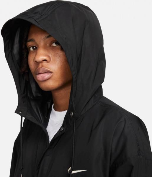 Куртка-парка Nike M NK SWOOSH WVN PARKA FD2869-010 р.2XL чорний