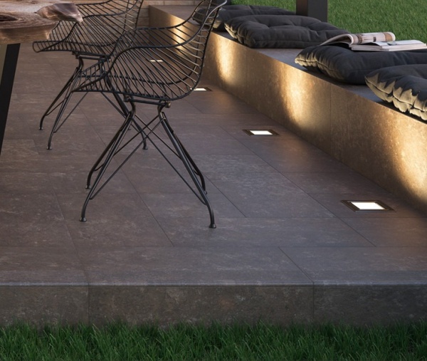 Клинкерная плитка ARTEON OCHRA STOPNICA PROSTA 30х30 (1,17) Ceramika Paradyz