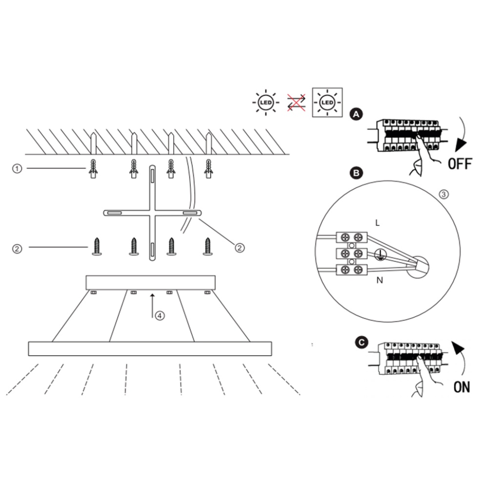 Люстра Miorro LED Foresta 16x6,3 Вт LED-модуль черный 51-313-005