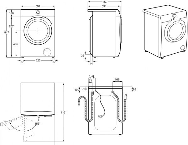 Пральна машина із сушкою Electrolux EW8WR261B