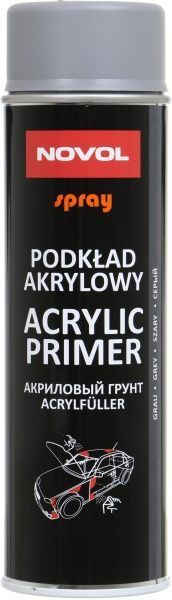 Грунт-спрей SPRAY ACRYL PRIMER серый NOVOL 500мл