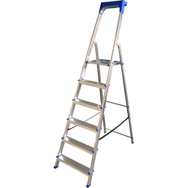 Драбина-стрем’янка Elkop алюмінієва з полицею 6сх