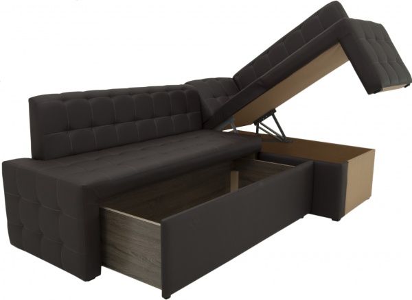 Уголок кухонный Кедр Карат Г коричневый