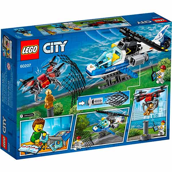 Конструктор Lego City Воздушная полиция: преследование с дроном 60207