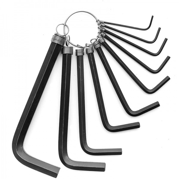 Набір ключів шестигранних Tolsen 1,5-10 мм 20051