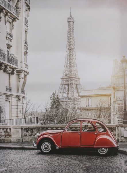 Картина Red car 60x80 см Styler 