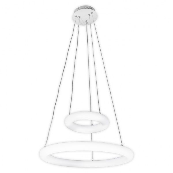 Люстра світлодіодна Hopfen Gravitation 2R з пультом ДК (Plexiglas) 94 Вт білий 