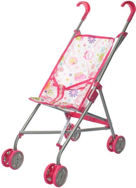 Коляска прогулочная 9302 W для куклы в ассортименте 9302W