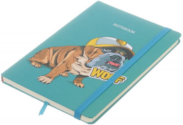 Книга для записей Бульдог в кепке А5 96 листов