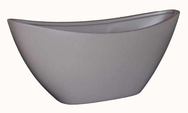 Горщик керамічний Оріана-Запоріжкераміка Човник крошка овальний 2,5 л аметист 