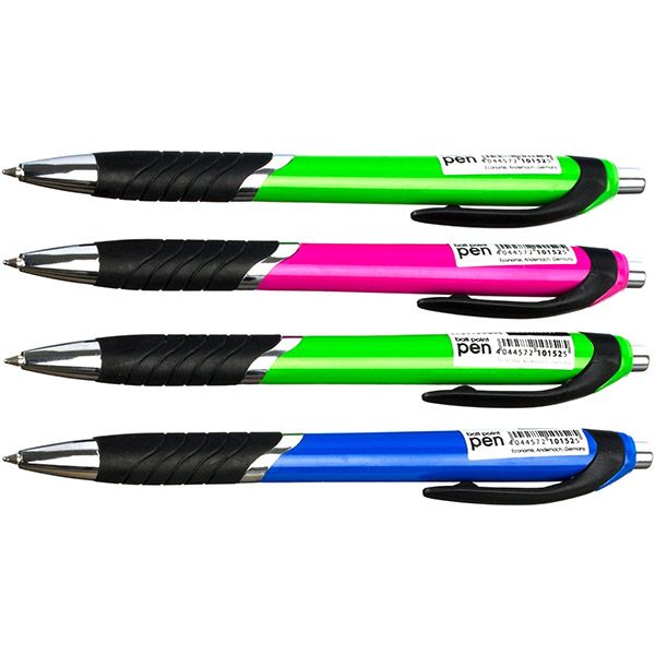 Набор ручек шариковых Economix Space E12174 4 шт. синие 