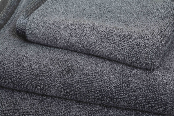 Полотенце махровое Glossy 30x50 см антрацит Texpol 