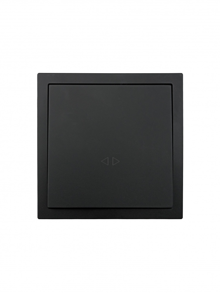 Механизм выключателя перекрестный одноклавишный HausMark Juna без подсветки черный 7041-4288-107QC