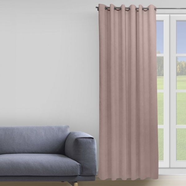 Штора Soft 200х258 см розовый Decora