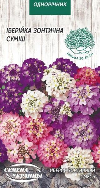 Семена Семена Украины иберис Зонтичный Смесь 0,5 г